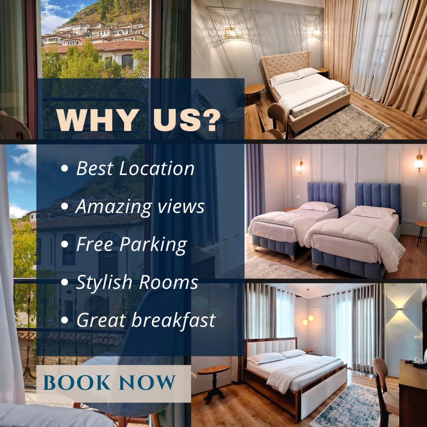 Villa Mishel Suites Berat Zewnętrze zdjęcie